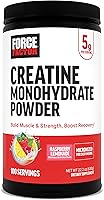 Vista 13 de Force Factor Polvo de Monohidrato de Creatina, Dosis de 5g Micronizada para Apoyar el Crecimiento Muscular, Fuerza, Recuperación, Salud Cognitiva