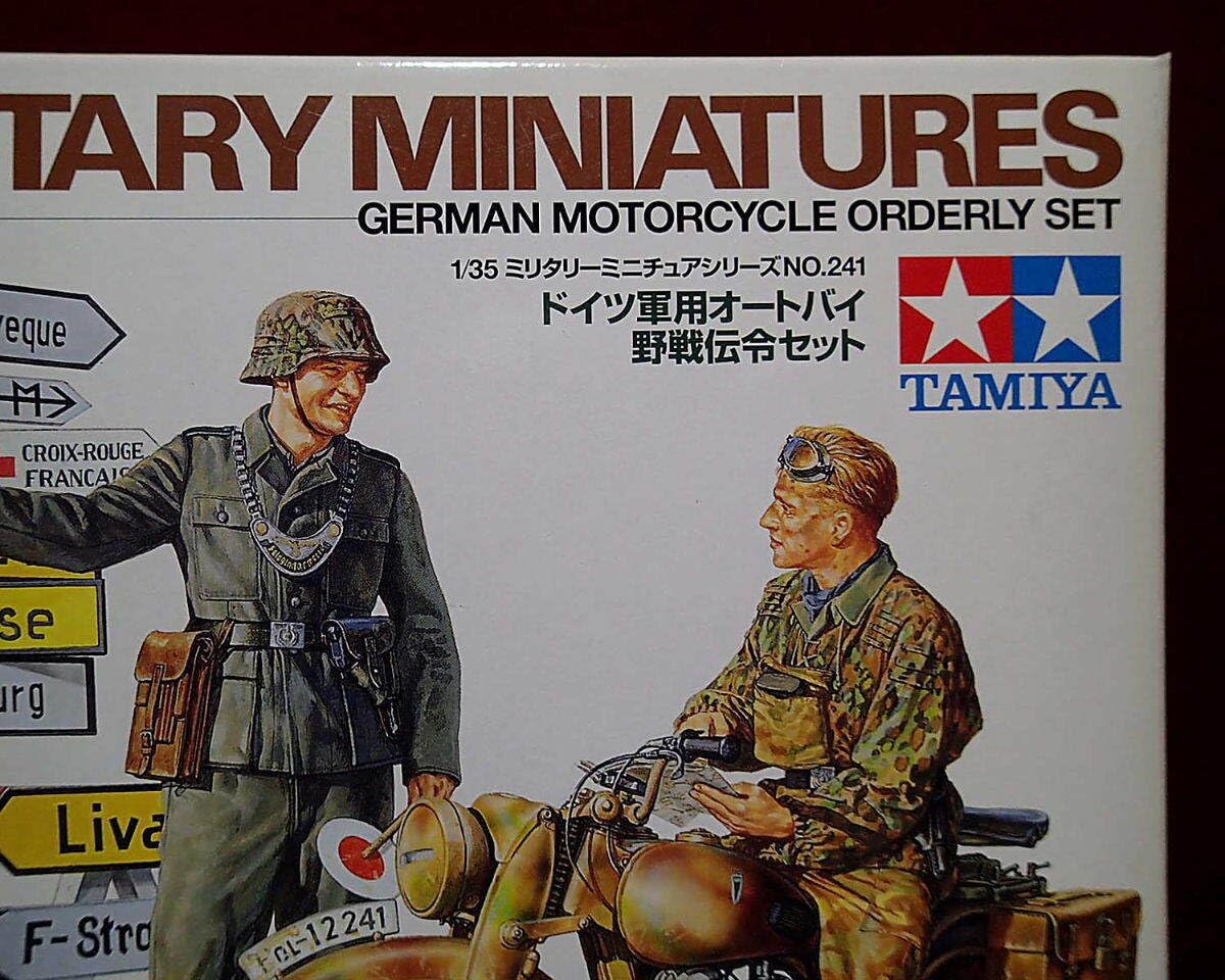 Amazon | タミヤ 35241 1/35 ww2 ドイツ軍用オートバイ DKW NZ350 野戦
