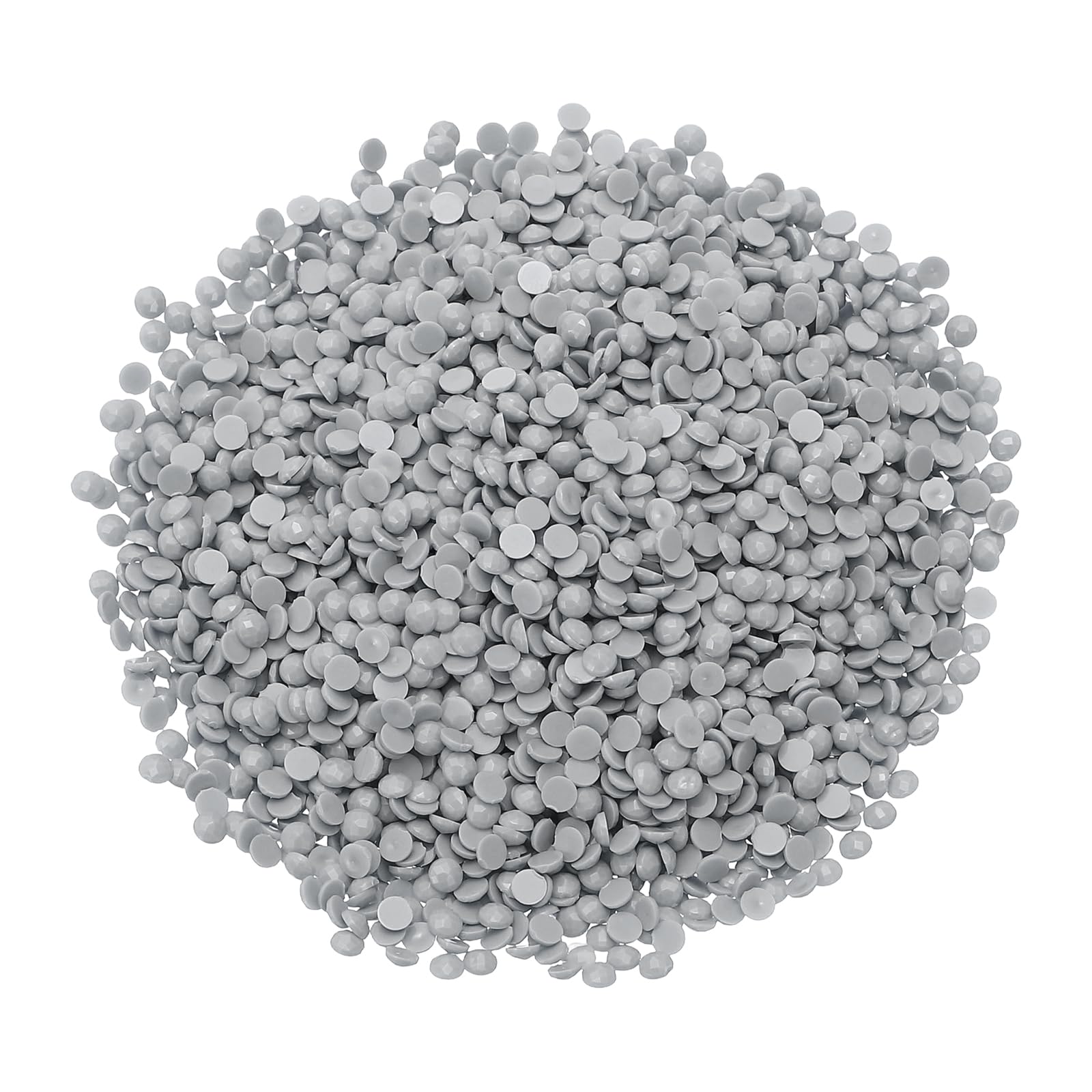 PATIKIL 6000 Pcs Diamond Art Painting Replacement Beads, Resin Crystal Painting Rhinestones, Diamond Art Accessories for Nails Crafts DIY Makeup, Grey