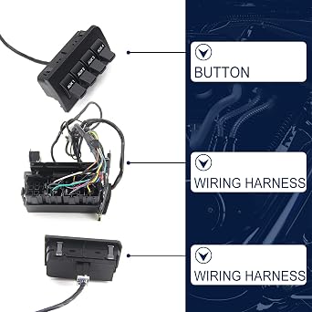 Auxiliary Dash Upfitter Switch Compatible with Ford F250 F350 F450 F550 | F550 Super Duty 2009-2016 Replace AL3Z13D730AA