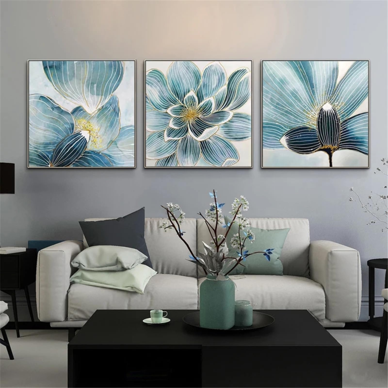 5D Diamant Painting Blauer Planet | 30x90 Cm DIY Diamantbild | Rund-Diamanten Full Drill | Mit Zubehör