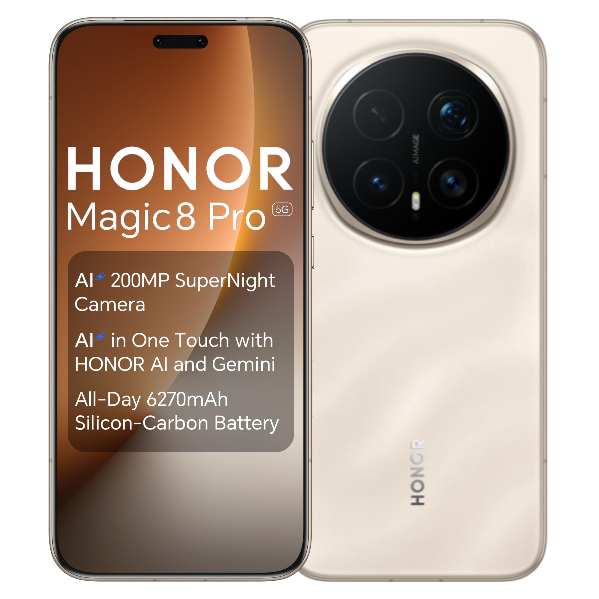 Honor Smartphone Sunrise Gold 12+512GB