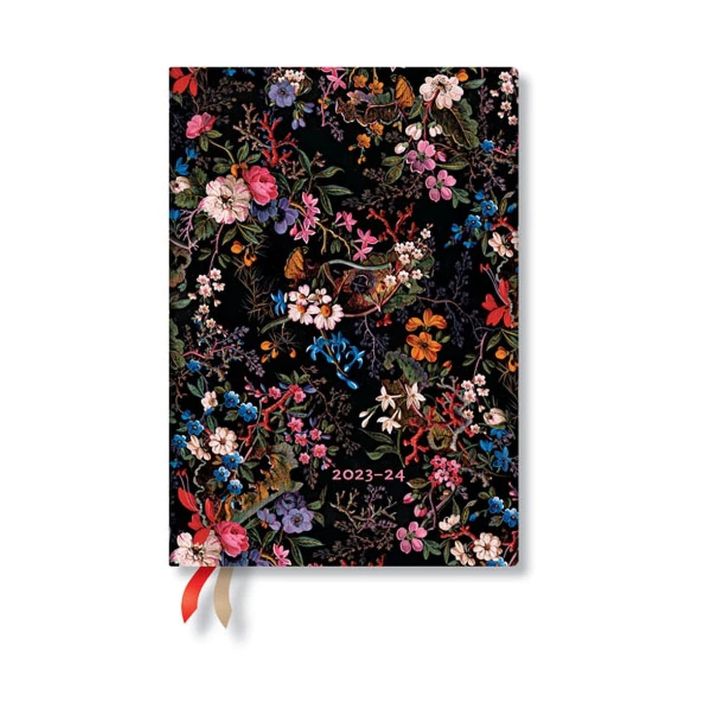 Paperblanks 18-Month Softcover Flexi Diaries 2023-2024 Floralia | Horizontal | Midi (125 × 175 mm)
