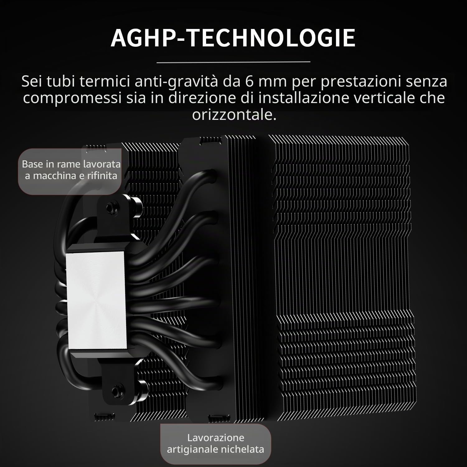 TR Peerless Assassin 120 VISION MAX ARGB Black CPU, raffreddatore PC con 2 ventole TL-K12 PWM, display magnetico da 5" (risoluzione 480 x 854) per LGA1851/1700 & AM5
