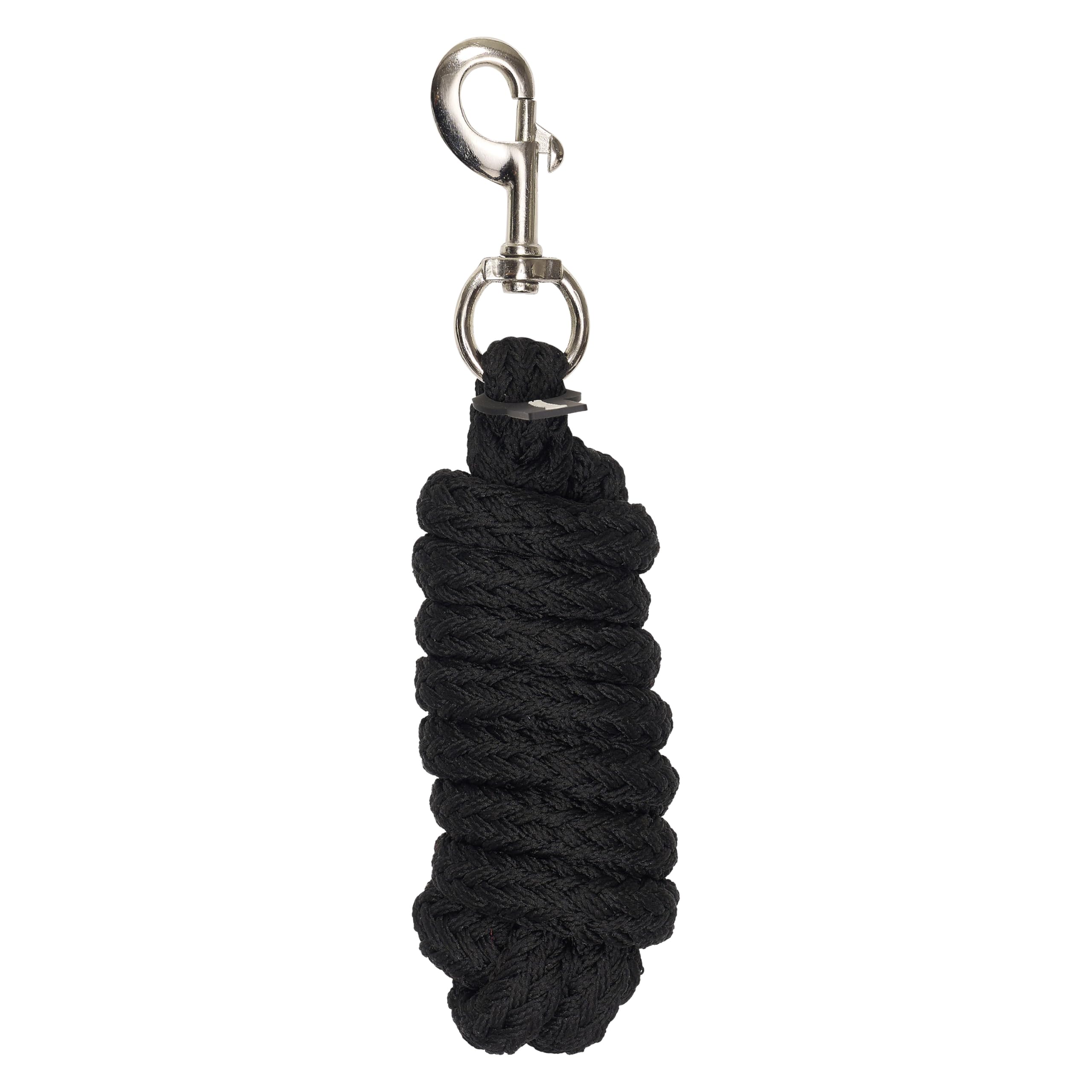 Imperial Riding IRH Classic SH Lead Rope with Carabiner Hook Made of Heavy Duty Polypropylene Black