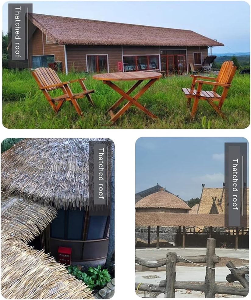 人工プラスチック偽茅葺シミュレーション茅葺屋根アンティークタイル装飾庭風光明媚な木造住宅人工偽草髪草部屋難燃性プラスチック茅葺0.5