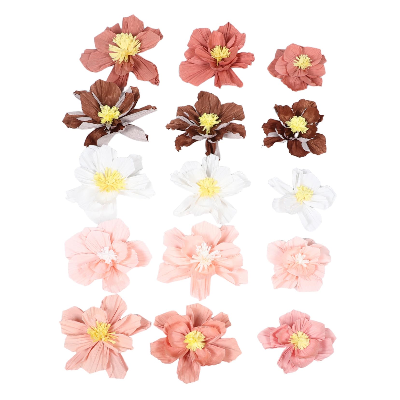 Fleurs papier pastel : la solution pour un fond mural de fête réussi sans stress