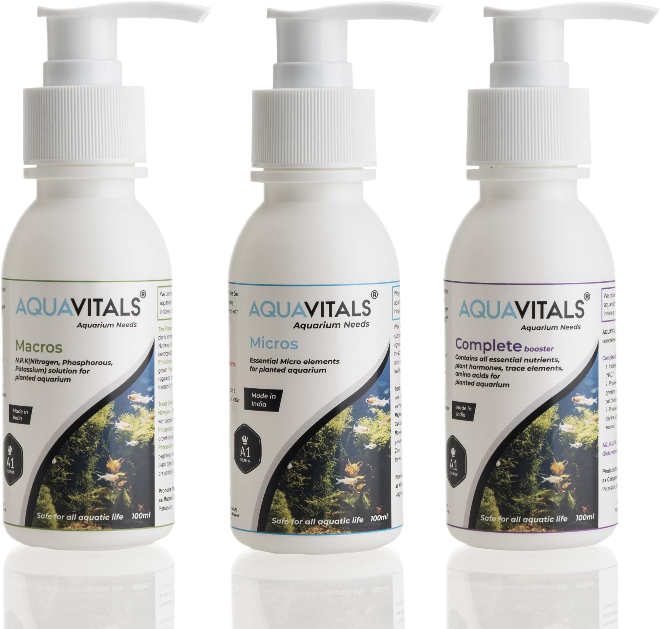 Aquarium Plant Nutrient Supplement (Starter Pack, 100ml)