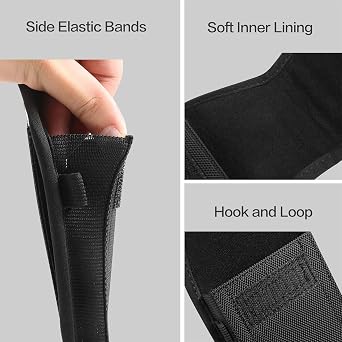 Small Cell Phone Holsters Vertical Nylon Belt Pouch for Men Compatible for Apple iPhone 17 16 15 14 13 12 11 Pro XR XS X/Samsung Galaxy S26 S25 S24 S23 S22 Note 10 A10e S10 S10e S9 S8 / Pixel 8 5