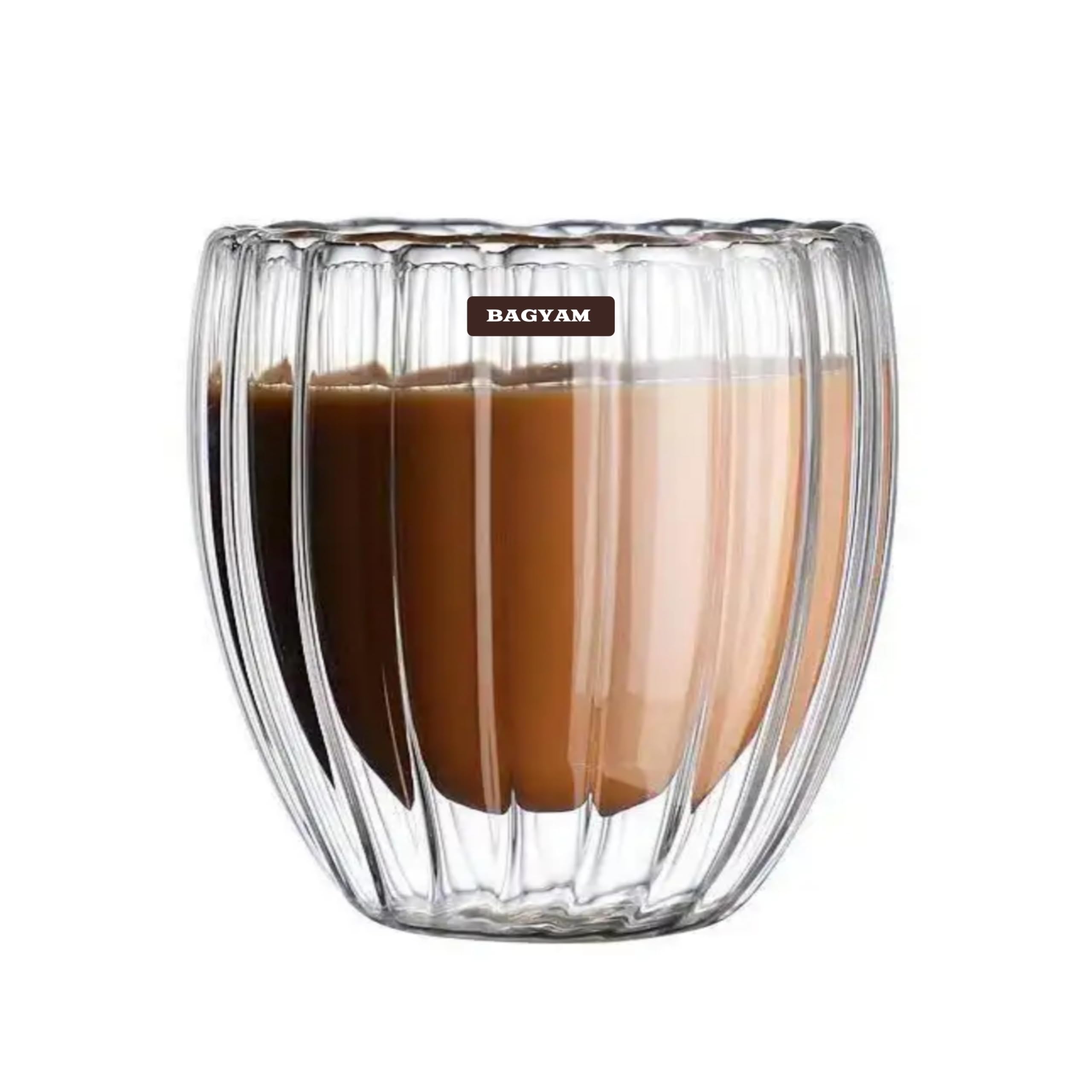 See full amazon price history chart for BAGYAM - Double Wall Glass Coffee Cups - Glass Double Layer Tea & Coffee Cup Double Walled Glass Mugs for hot & Cold Drinks Coffee Tea Milk cappuchino Juice (250ML Lining Glass, 1 Piece) BAGYAM - Double Wall Glass Coffee Cups - Glass Double Layer Tea & Coffee Cup Double Walled Glass Mugs for hot & Cold Drinks Coffee Tea Milk cappuchino Juice (250ML Lining Glass, 1 Piece) (B0CVF3D8GL) Amazon Price History, Amazon Price Tracker