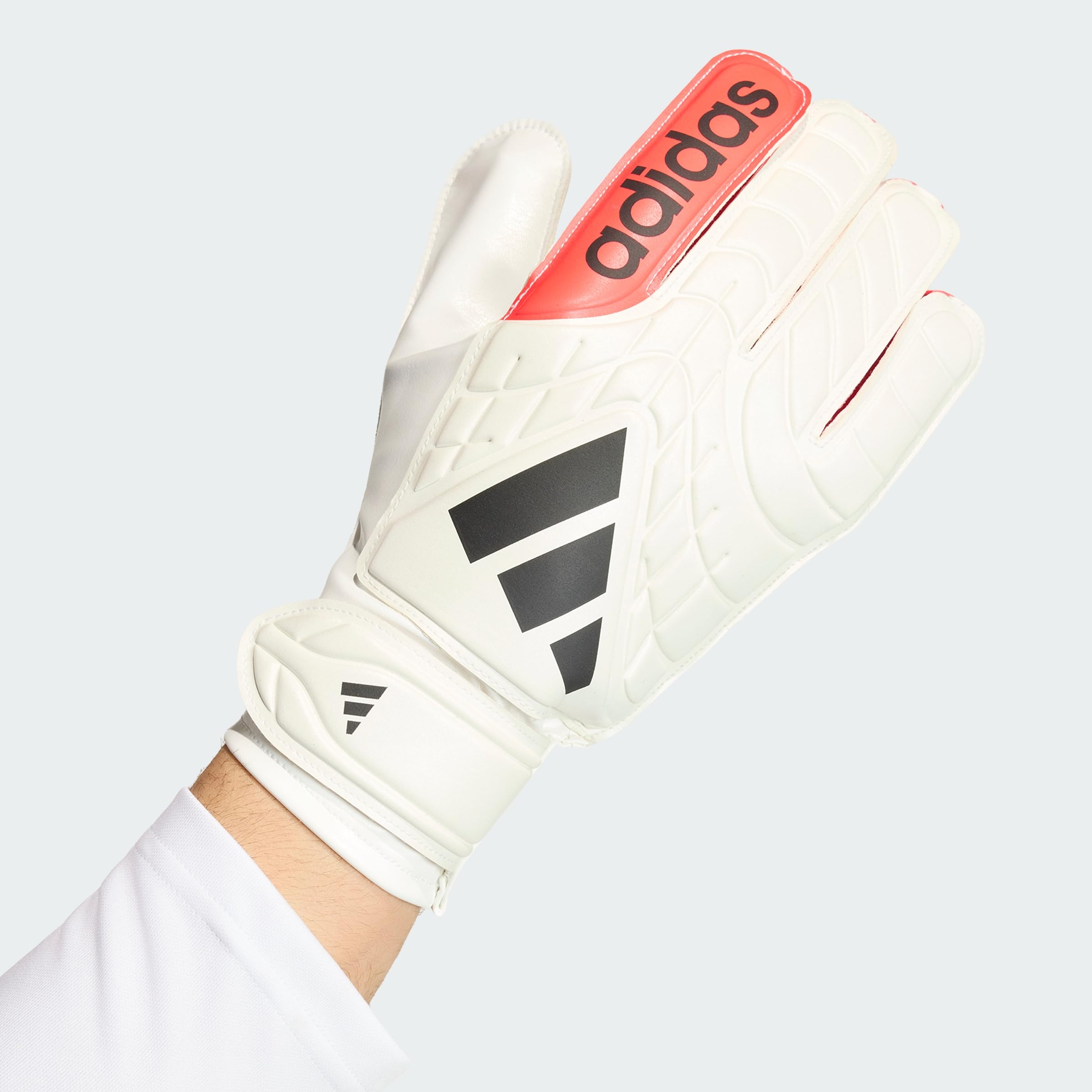 adidas Unisex COPA GOALKEEPER GLOVE CLUB, zero met./black/lucid red, 8.5