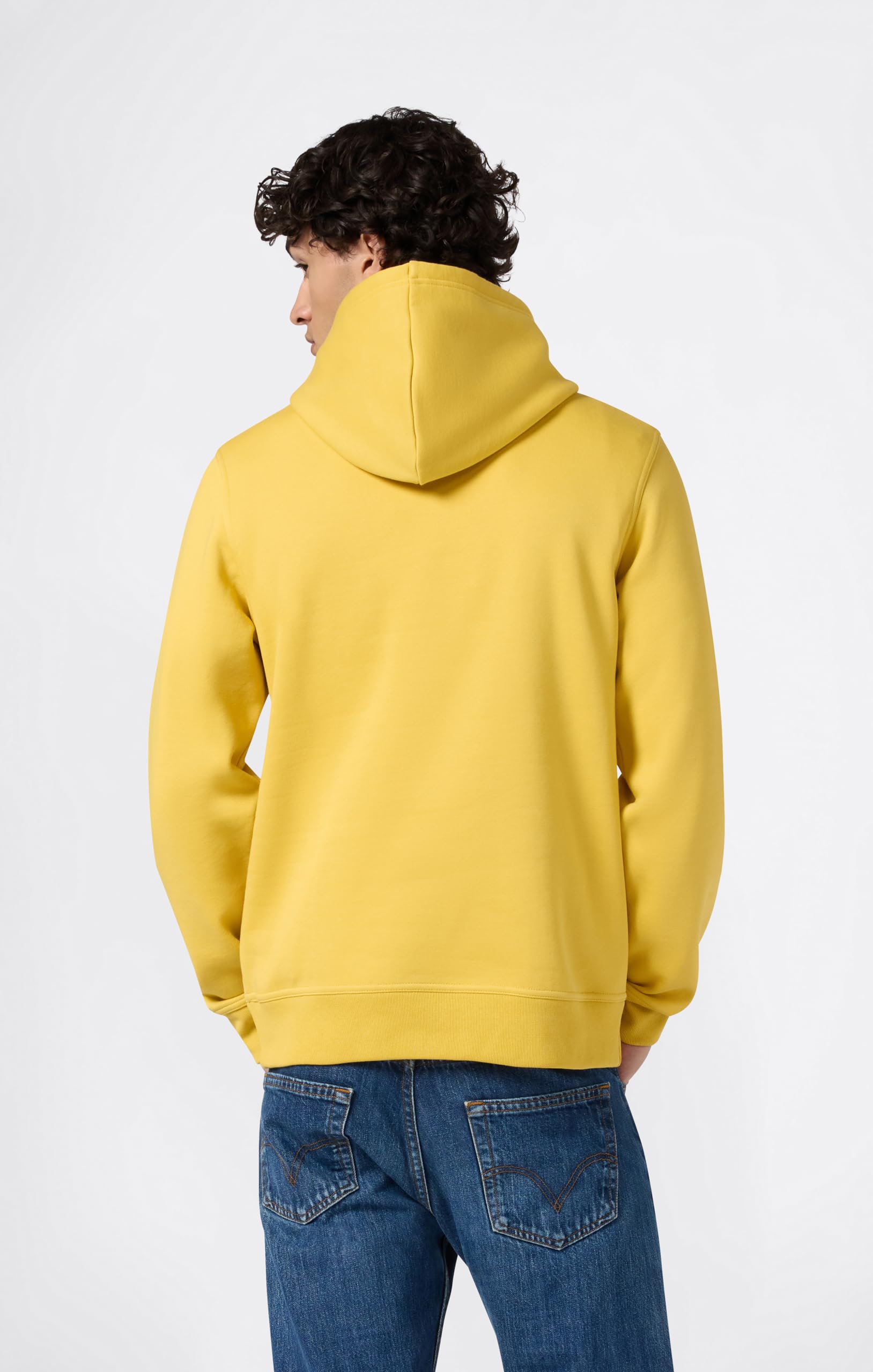 Champion Bluza męska z pluszową podszewką i małym haftowanym logo ikony, 221790