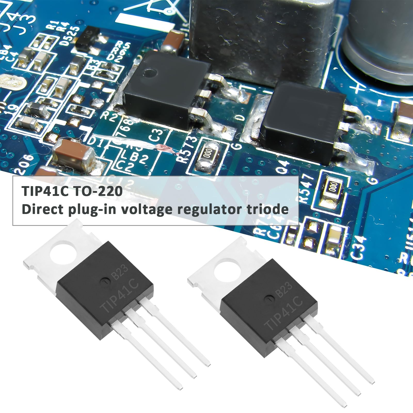 TIP41C STMicroelectronics - Transistor: NPN | Bipolare; 100V; 6A; 65W; TO220AB; TIP41C-ST | Transfer Multisort Elektronik Italia - Foto 6