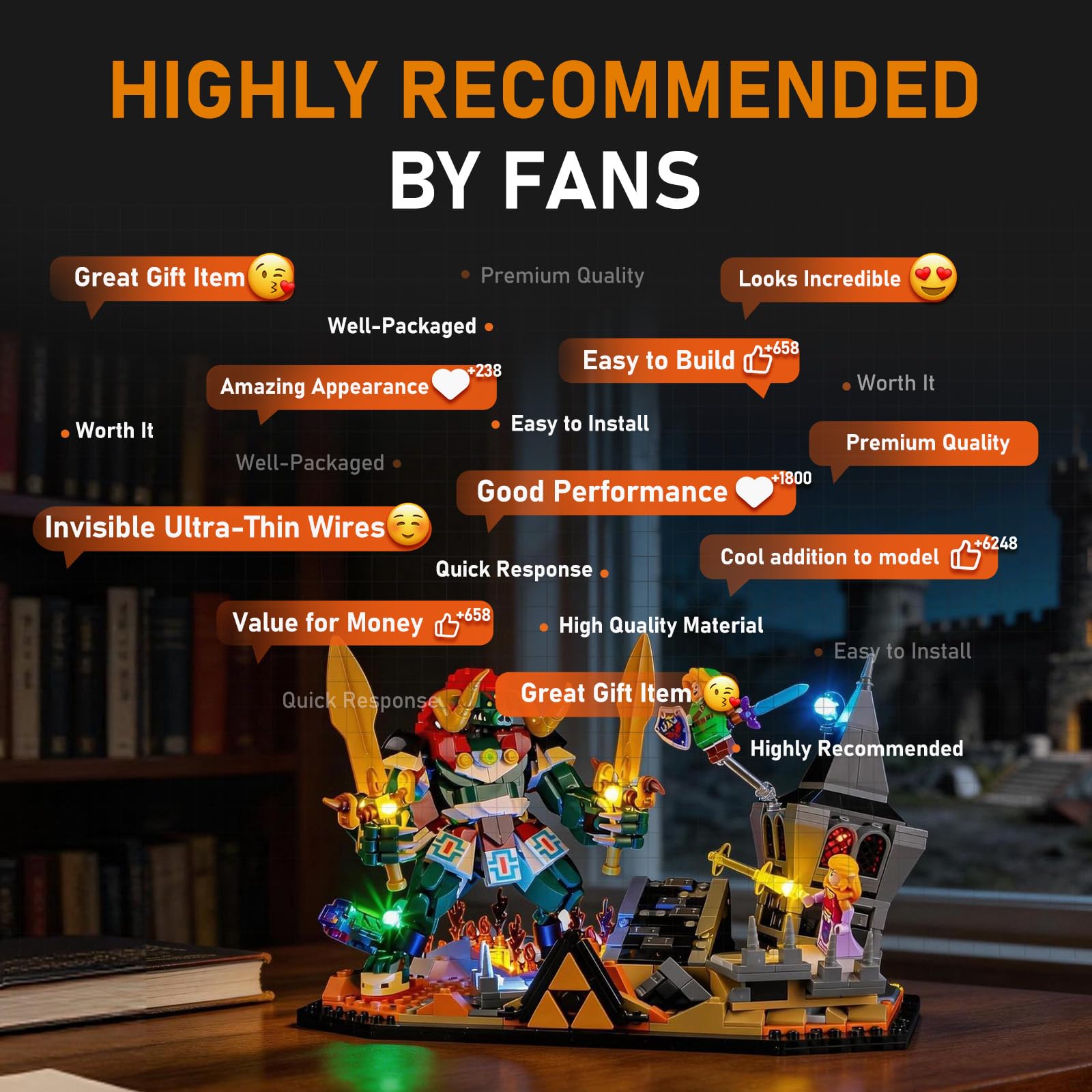 Amazon.co.jp: LIGHTAILING Lego-77093 ゼルダの伝説 時のオカリナ