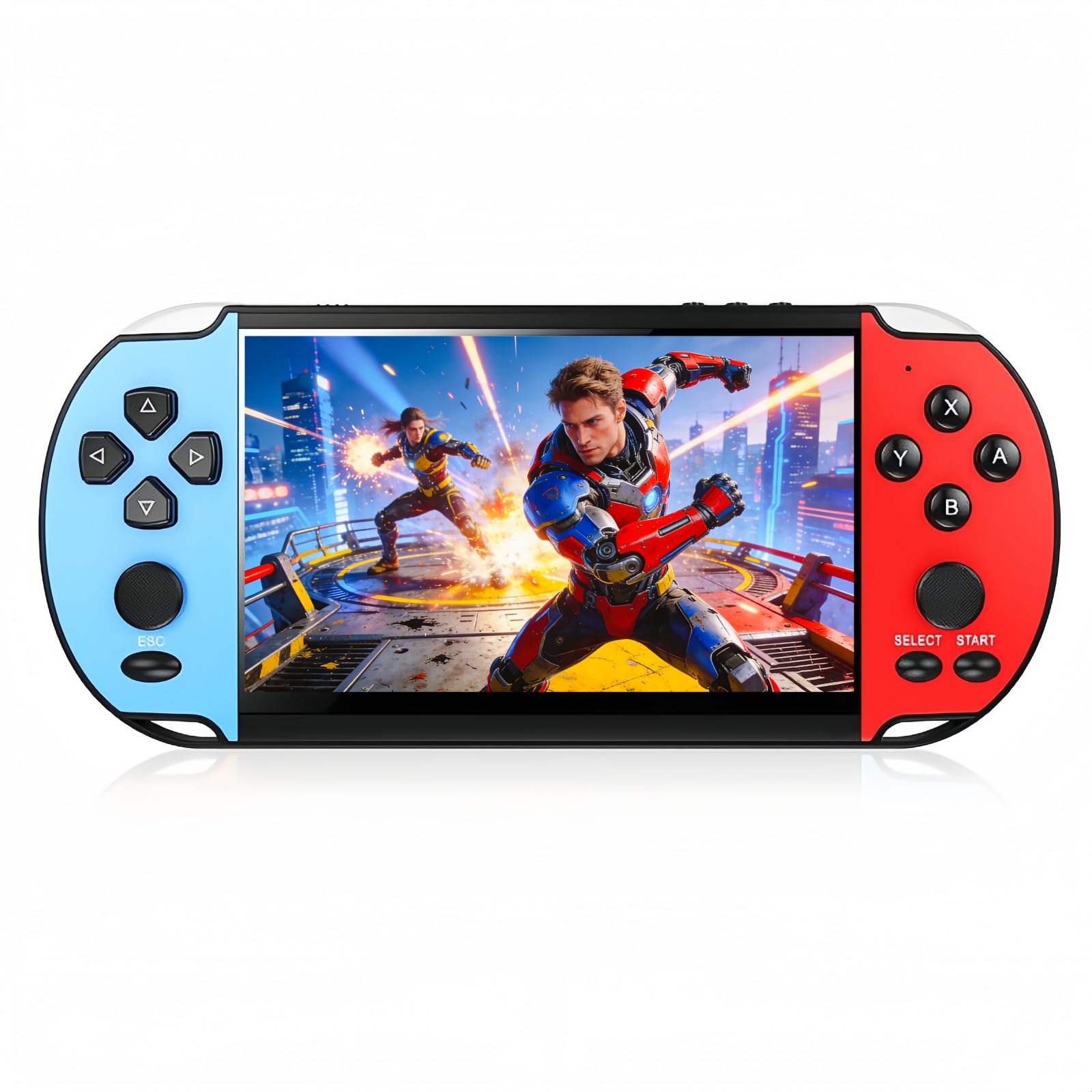 JXD 5.1 Pulgadas Retro Consola de Juegos portátil multifunción Múltiples emuladores Juegos Integrados Salida de vídeo/música/TV Viajes/Aire Libre/Ocio Entretenimiento Regalo de cumpleaños/Navidad