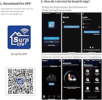 Vista 7 de Dazzle Bright - Luces de Navidad Inteligentes que Cambian de Color, 66 pies, 200 luces LED RGB con control remoto y aplicación, luces de árbol