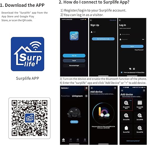 Miniatura 7 de Dazzle Bright Guirnalda de luces inteligentes de Navidad, 98 pies, 300 luces LED RGB que cambian de color con control remoto y control por