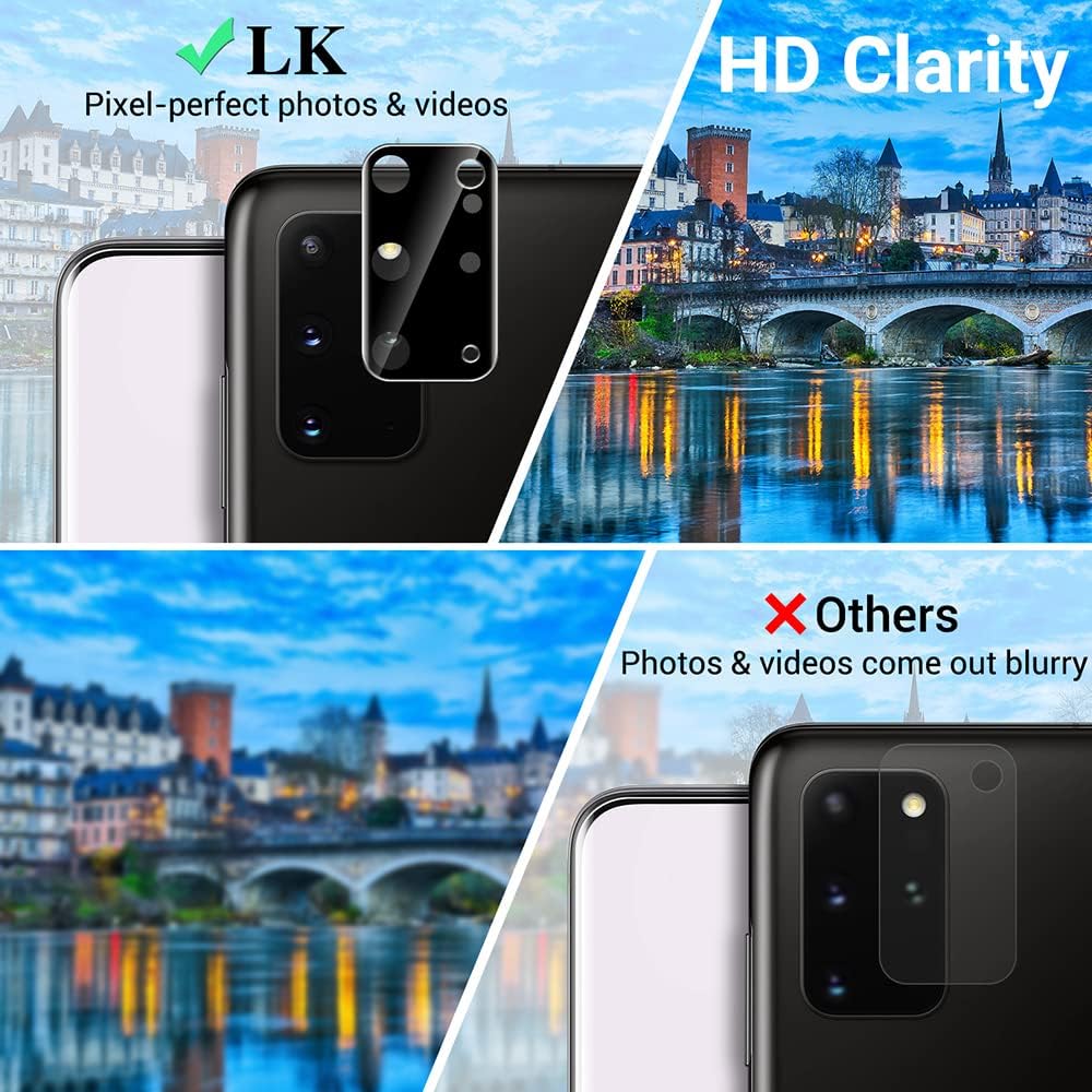 Popular 4 Pack LK 2 Pack Screen Protector + 2 Pack Camera Lens Protector Compatible with Samsung Galaxy S20 Plus 6.7-inch, Positioning Tool, In-Display Fingerprint Support, HD Ultra-Thin, Flexible TPU Film Special 4 Pack LK 2 Pack Screen Protector + 2 Pack Camera Lens Protector Compatible with Samsung Galaxy S20 Plus 6.7-inch, Positioning Tool, In-Display Fingerprint Support, HD Ultra-Thin, Flexible TPU Film
