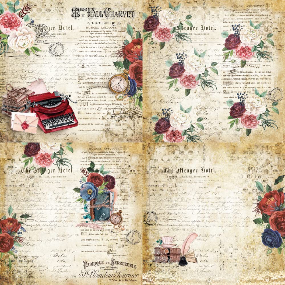 CZLOG Bloc De Papel Para álbues De Recortes De 6 X 6 Pulgadas, Papel