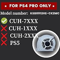 Vista 6 de Pieza de repuesto interna del ventilador de refrigeración de CPU compatible con Sony ps4 PlayStation 4 pro CUH-7XXX CUH-7000 Cuh-7000Bb01 CUH-7115B