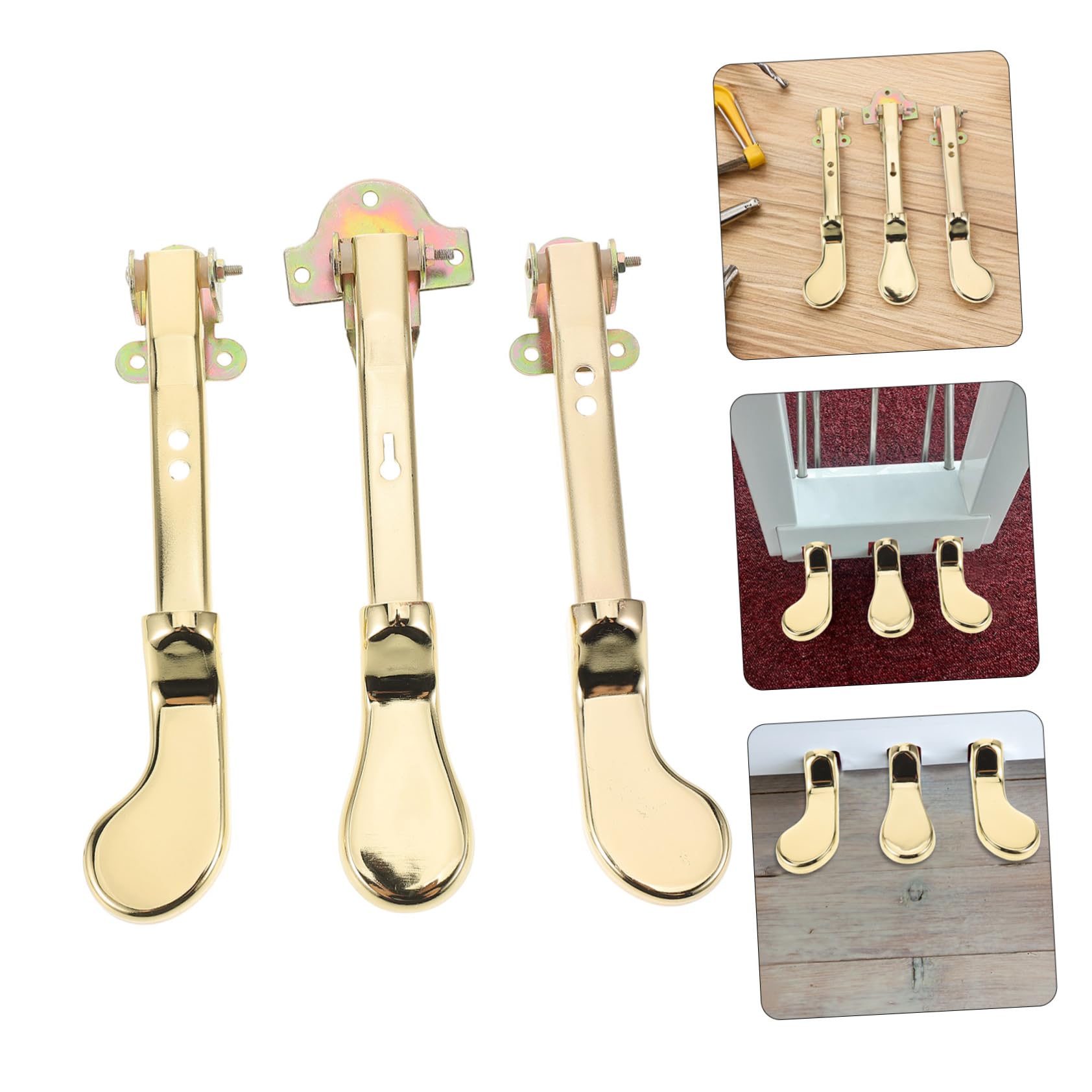 SUPVOX 3piezas Pedales De Piano Vertical Pedal De Sostenido De Doble Orificio Accesorio Para Piano Eléctrico De Instrumentos Musicales Para Escenario De Práctica