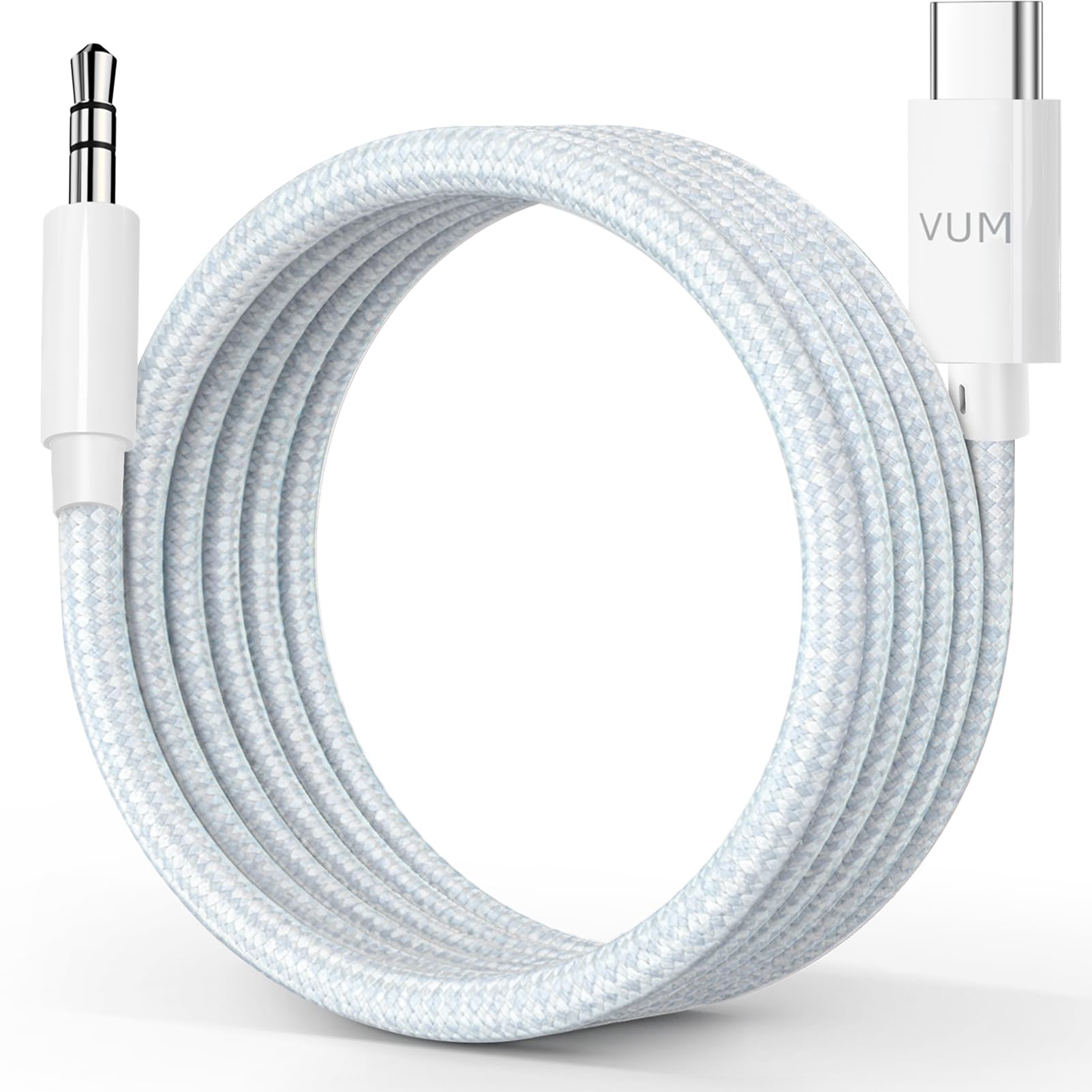 Photo 1 of VUM USB-C to AUX Hi-Res 3.5mm Audio Cable for Car,Headphones,Speakers (4ft)