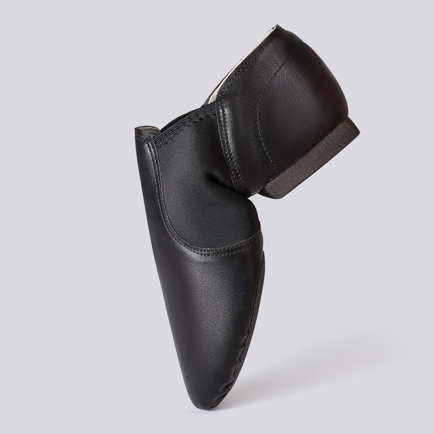 Dynadans Unisex PU Leather Upper Slip-on Jazz Shoe with Arch Insert for Women and Men's Dance Shoes - Image 2