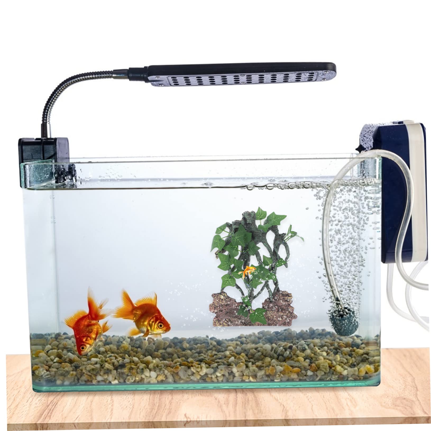 POPETPOP Artesanías De Resina para Terrario Decoración De Acuario Escondite para Reptiles Rama De Árbol Árbol De Peces Accesorios para Reptiles y Peceras Paisaje Acuático
