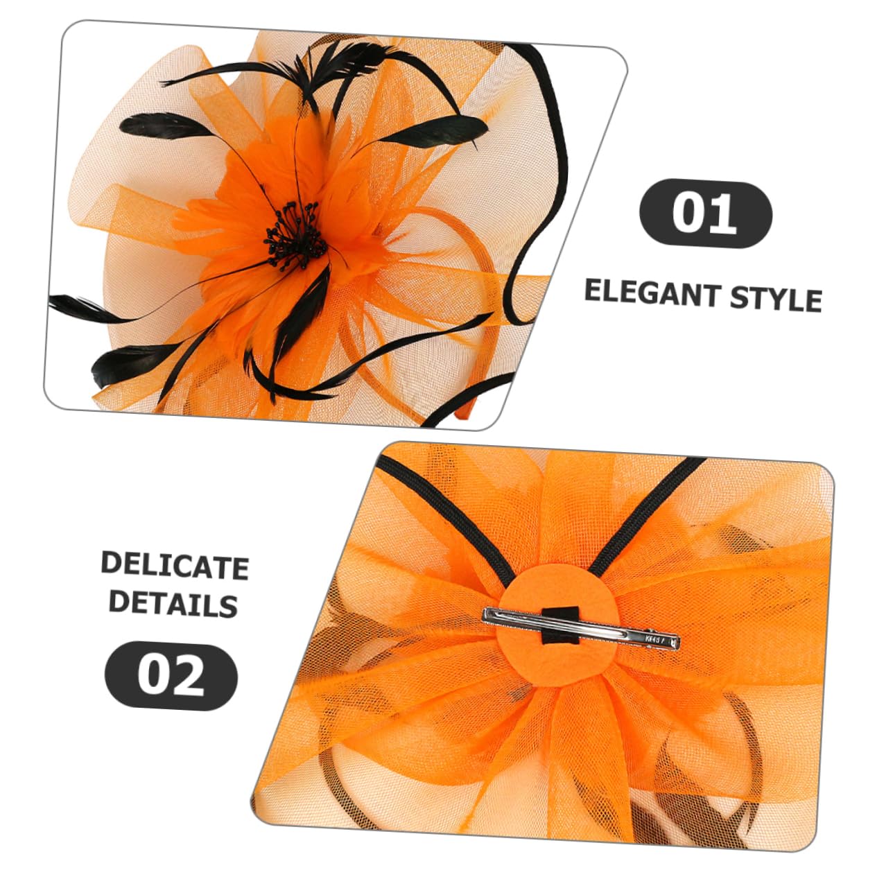 4piezas Fascinador De Fiesta Para Mujer Diadema Elegante Para Banquete y Bodas Accesorio Para y Cosplay