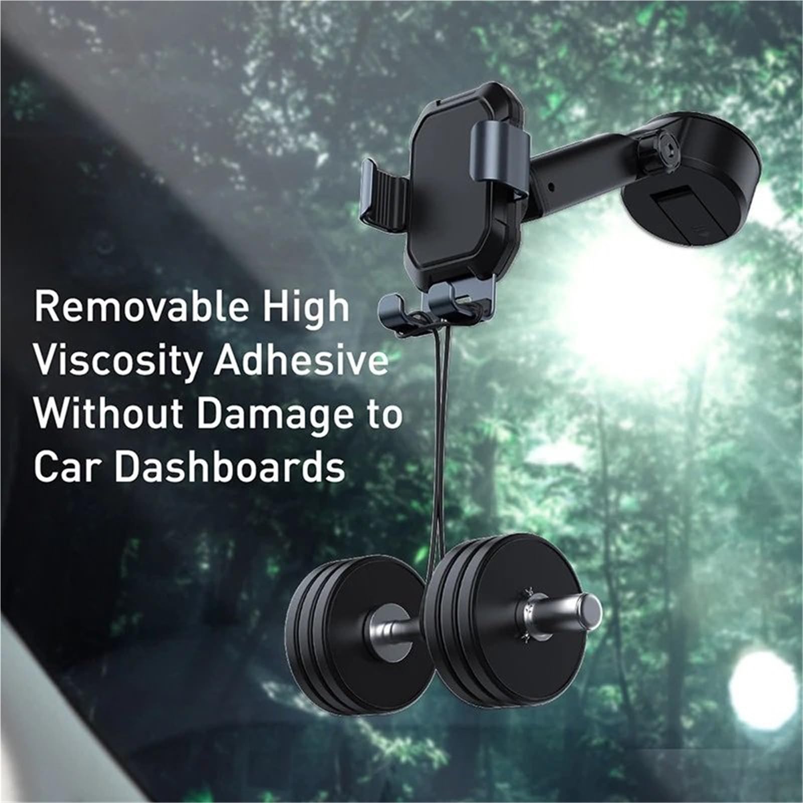 Soporte Movil Coche Supporto Telefono Auto Supporto per Telefono da Auto Gravity con Ventosa, Supporto Universale Regolabile per GPS da Auto per iPhone 12 PRO Max