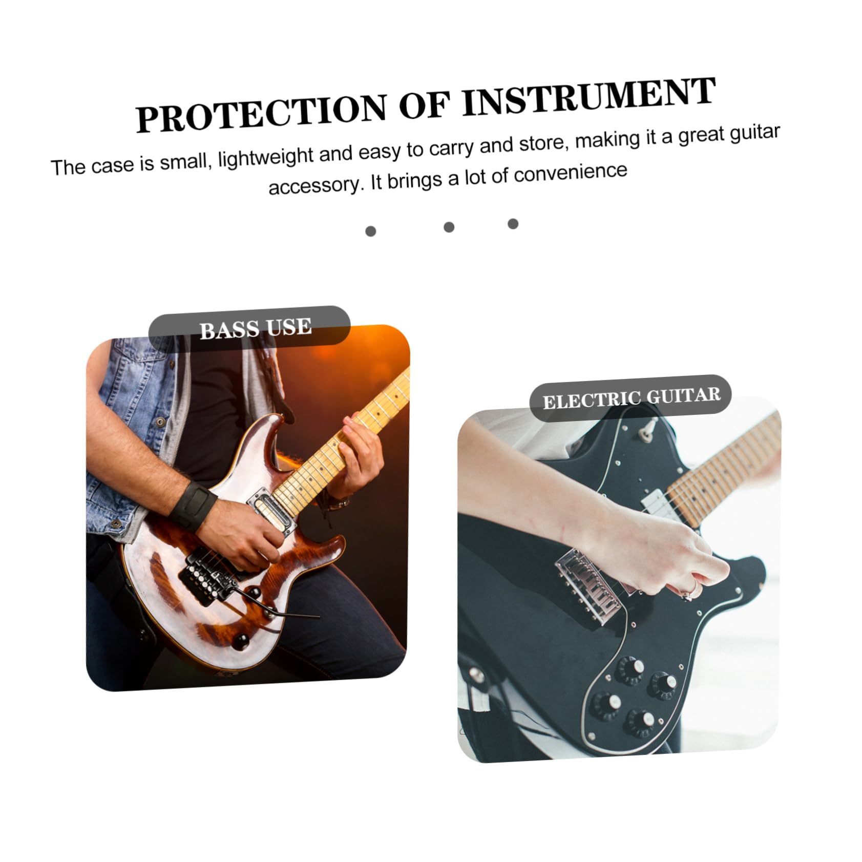 Mikinona Funda Protectora para Guitarra de Material Lint Negro, Diseño Simple y Elegante, Resistente al Polvo y Suciedad, Adecuado para Uso Diario y Protección Segura