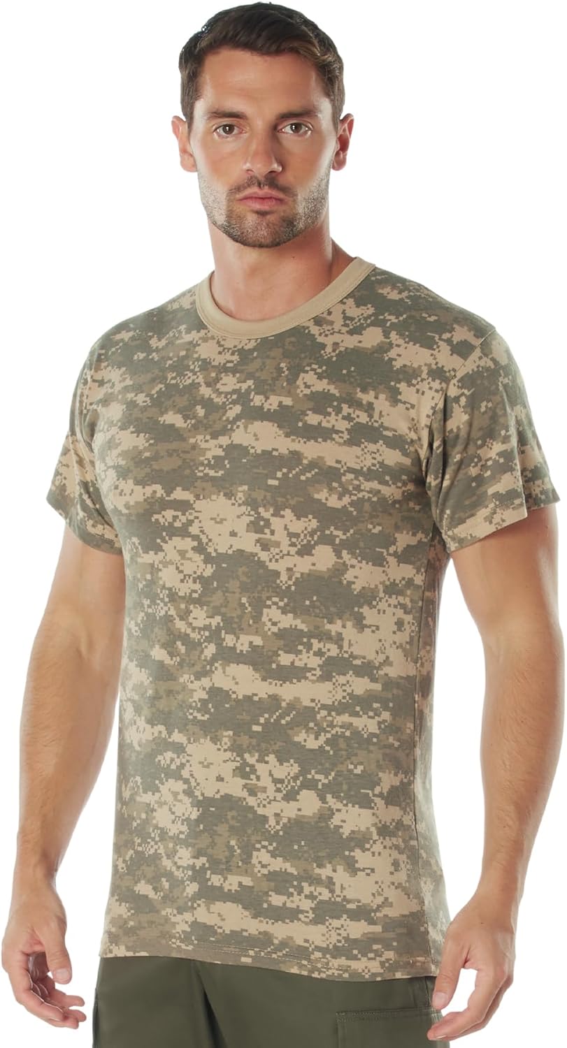 Rothco Vintage Camo T-Shirt – Comfortable Camouflage Short Sleeve Tee Shirt