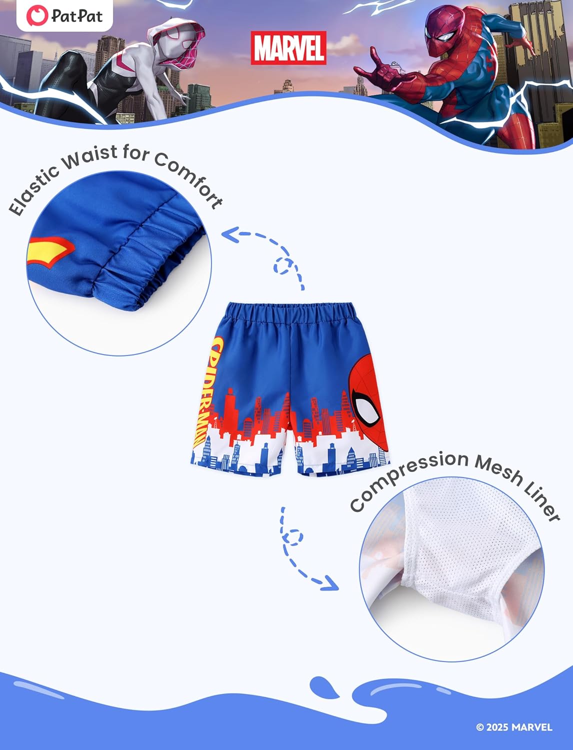 Disney Marvel Spiderman Cars Boy Swimsuit Rash Guard Shirts & Swim Trunk Boys Swim Set Mickey Summer Bathing Suit 2-13 Years