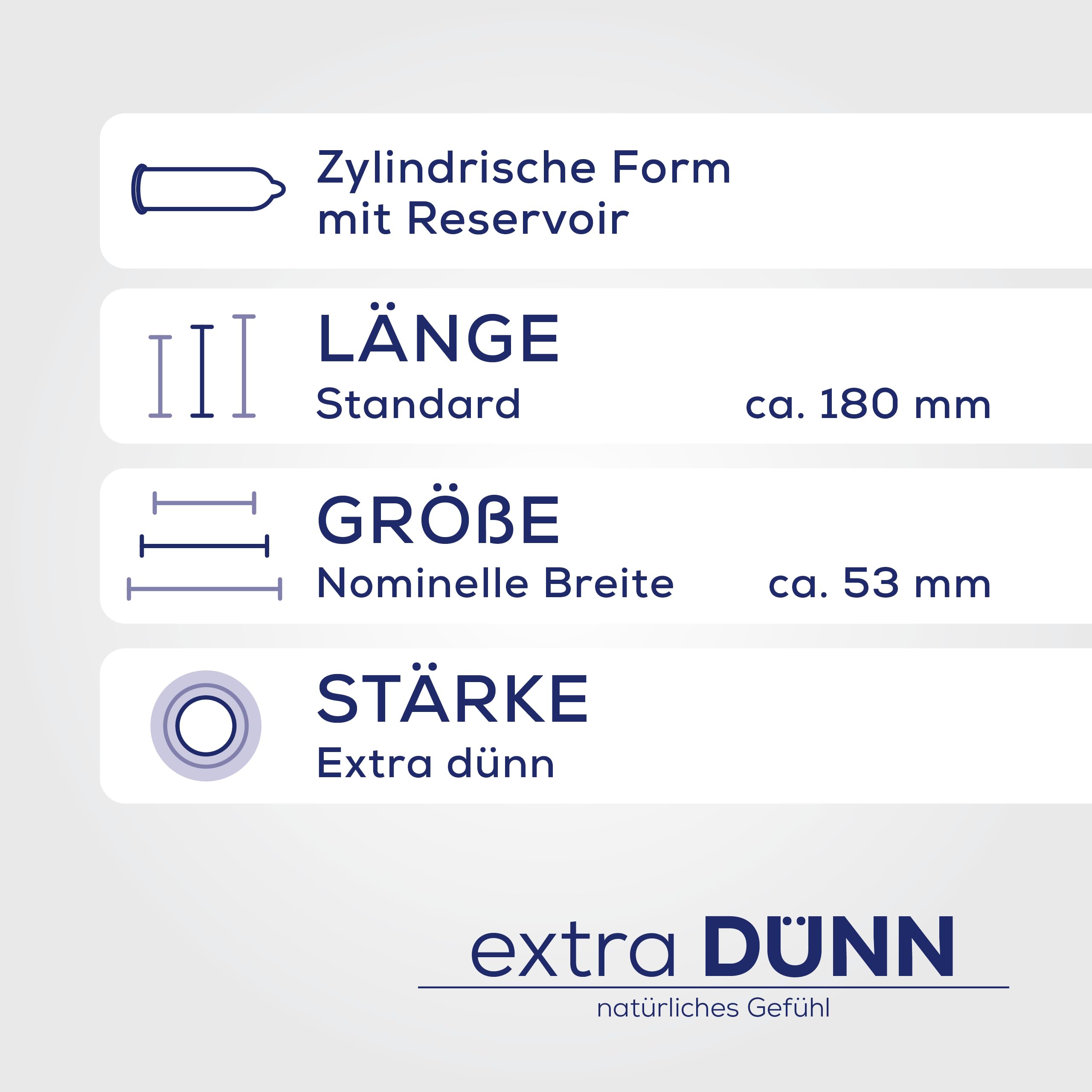 Ritex Kondome extra dünn – Kondome gefühlsecht extra dünn 40 Stück, hauchzart für ein natürliches Gefühl – Vegan, dermatologisch getestet, Made in Germany
