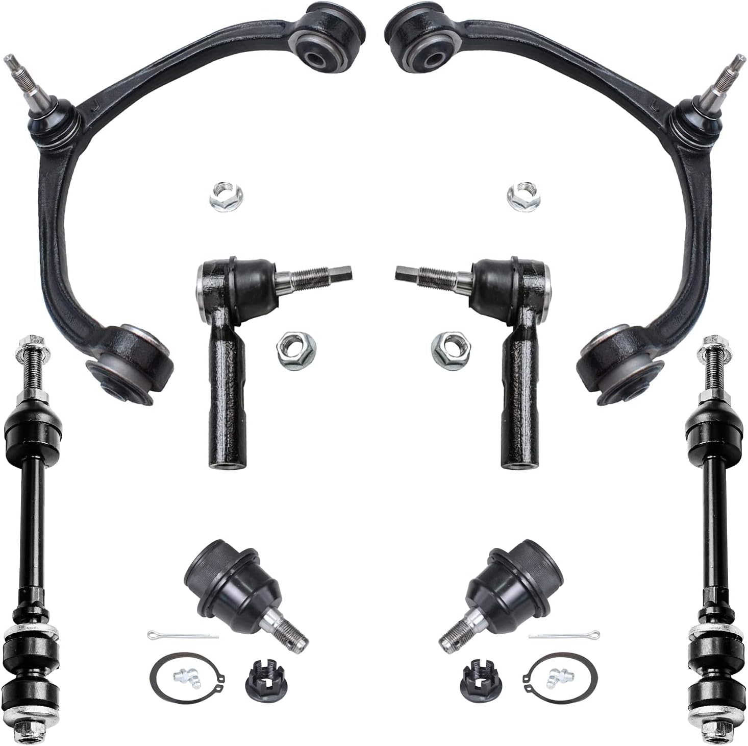 Front Upper Control Arms w/Ball Joints & Front Lower Ball