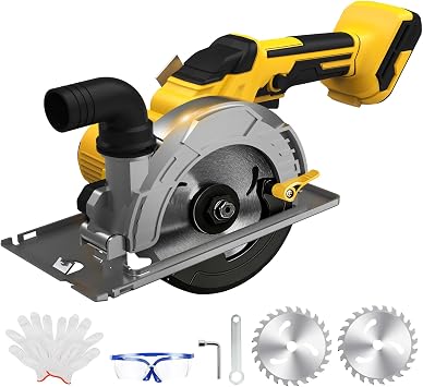 6 Inch Cordless Circular Saw for Dewalt 20V Max Battery, No Battery