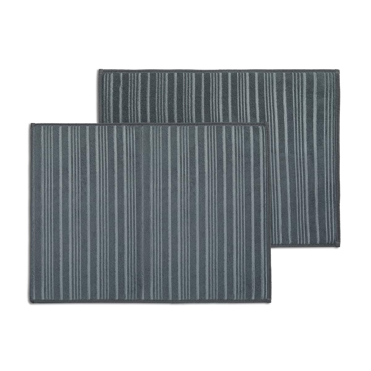Kitchenaid Set Of 2 Drying Mats Charcoal Grey from B&Q