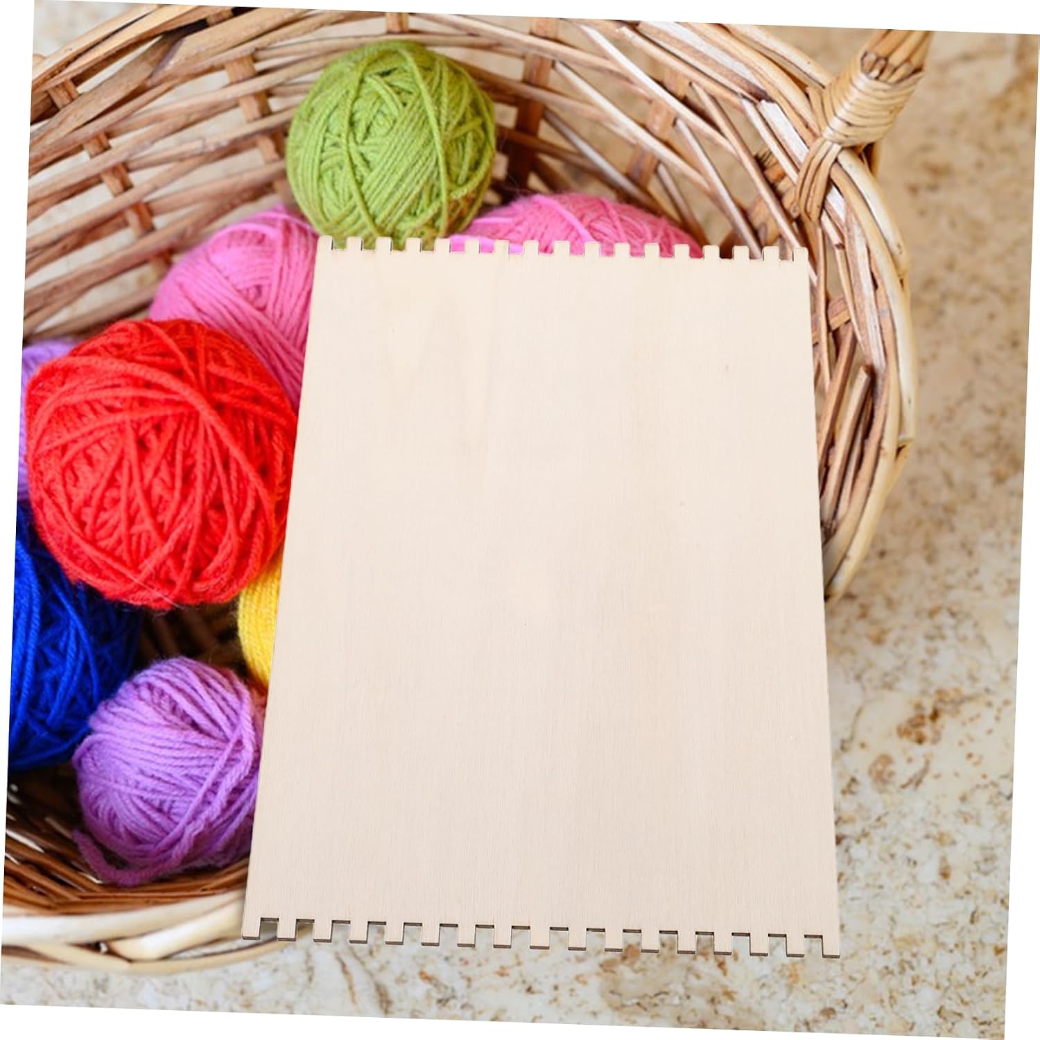 Veemoon 10pcs Wooden Weaving Board Kit for Beginners User Friendly Crafting Tools for Easy Knitting Crochet and Sewing Weaving Patterns Plate