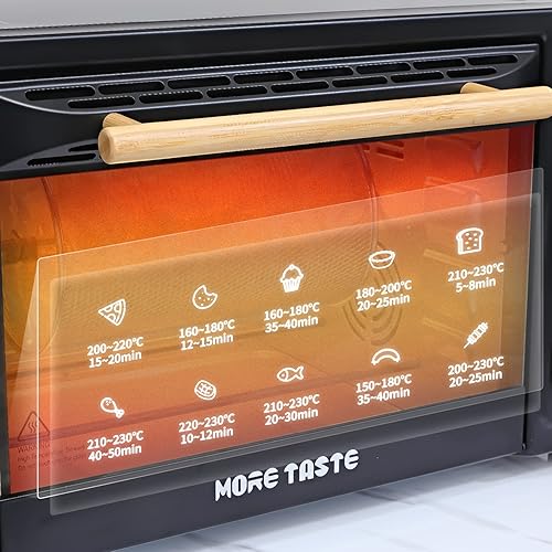 Miniatura 3 de More Taste Combo de horno tostador para freidora de aire de convección de encimera de 1400 W y 32 cuartos de galón asador deshidratador además de