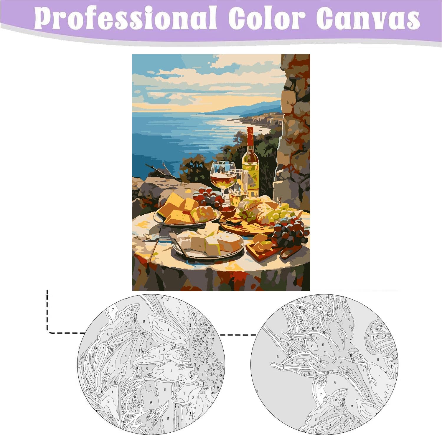 Amazon.com: MIRCVSH Paint by Number Kit for Adults Beginners