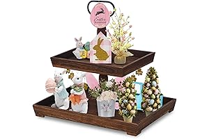 YGEOMER 2 Tiered Tray Clearance