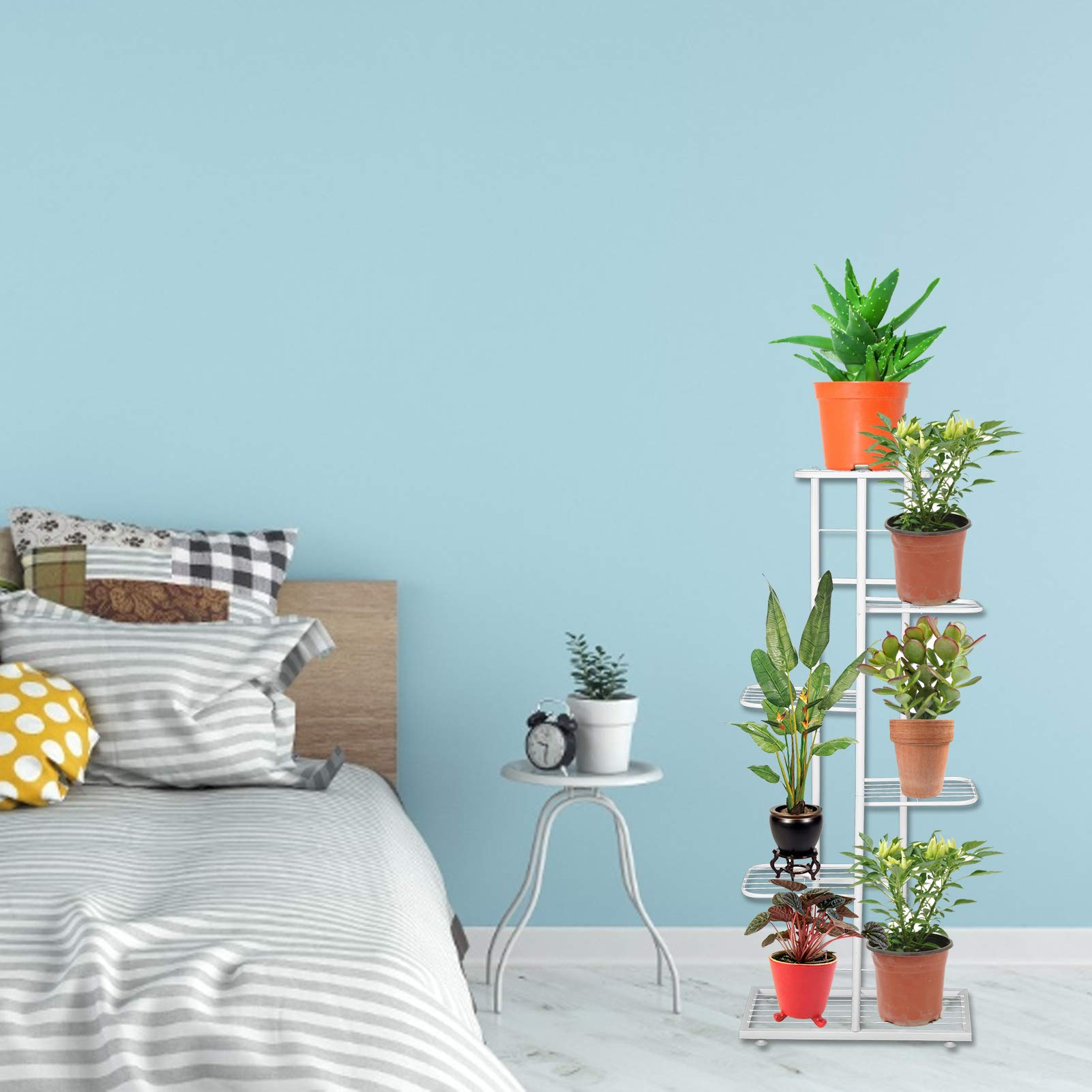 SUNGOOYUE Plant Stand Sturdy (WHITE)