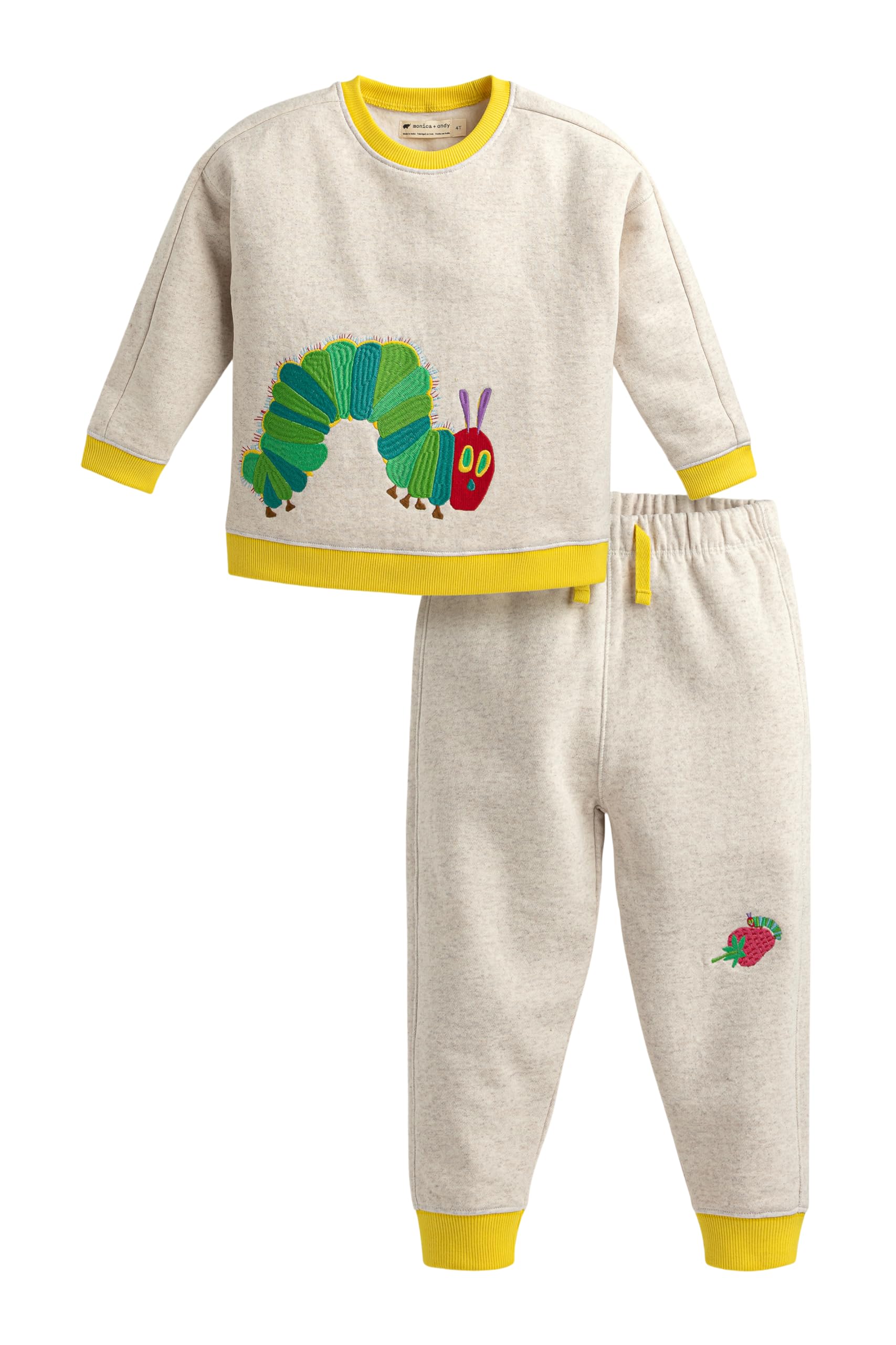 monica + andy unisex-child Organic Sporty Sweatsuit
