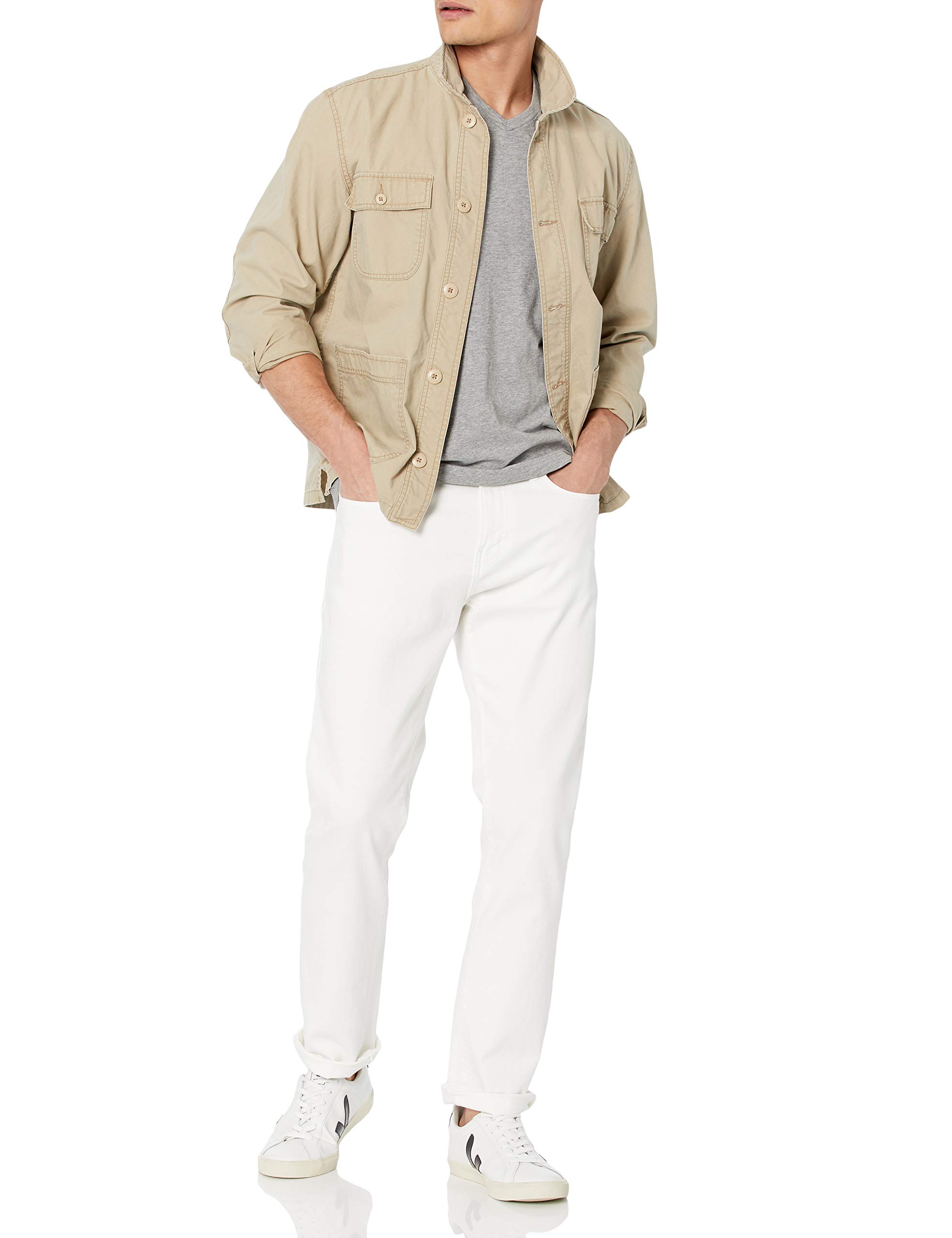 Amazon Essentials Homme Jean Extensible à Coupe Athlétique - Couleurs abandonnées - 4