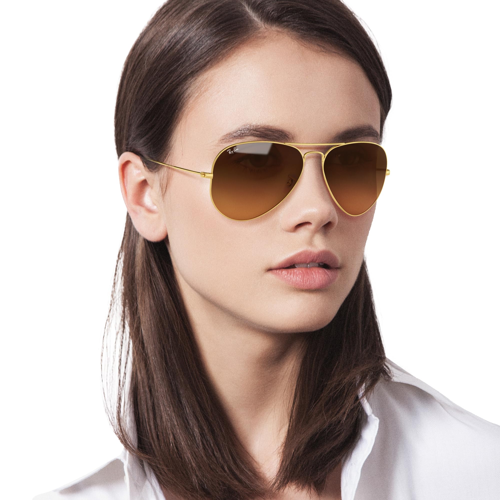 Ray-Ban Occhiali da sole Aviator Large Metal, unisex, Oro (Gold 001/3E), One Size