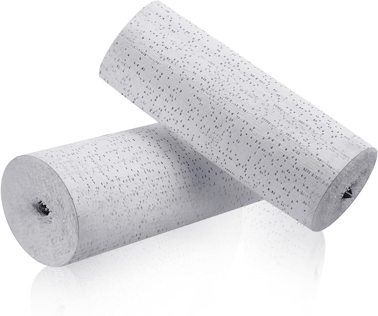 2 Rolls Plaster Cloth Plaster Wrap Rolls Plaster Gauze Easy to Use for Halloween Wrap Strips, Belly Cast, Making Scenery Construction, Hobby Crafts (6 Inch x 8.8 Feet)