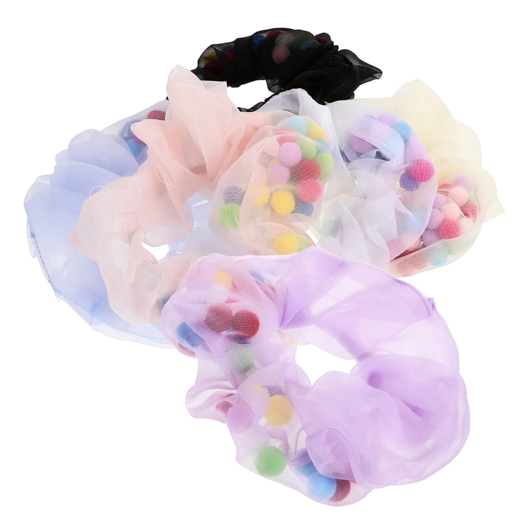 FRCOLOR 30 Piezas conjunto de accesorios para el cabello lazos para el cabello a granel lazos para el para niñas hair clips orquillas cuerdas elásticas para el tela