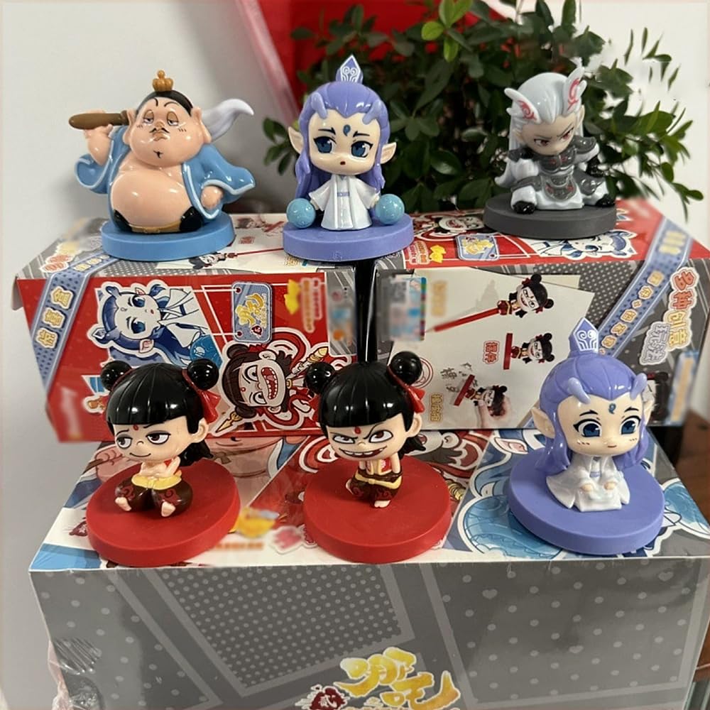Figurka Nezha, Ao Bing, Taiyi Zhenren, ozdoby dekoracyjne dla lalek Ao Guang, B,Ozdoba Nezha(D)