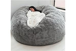Giant Fur Bean Bag Chair Cover