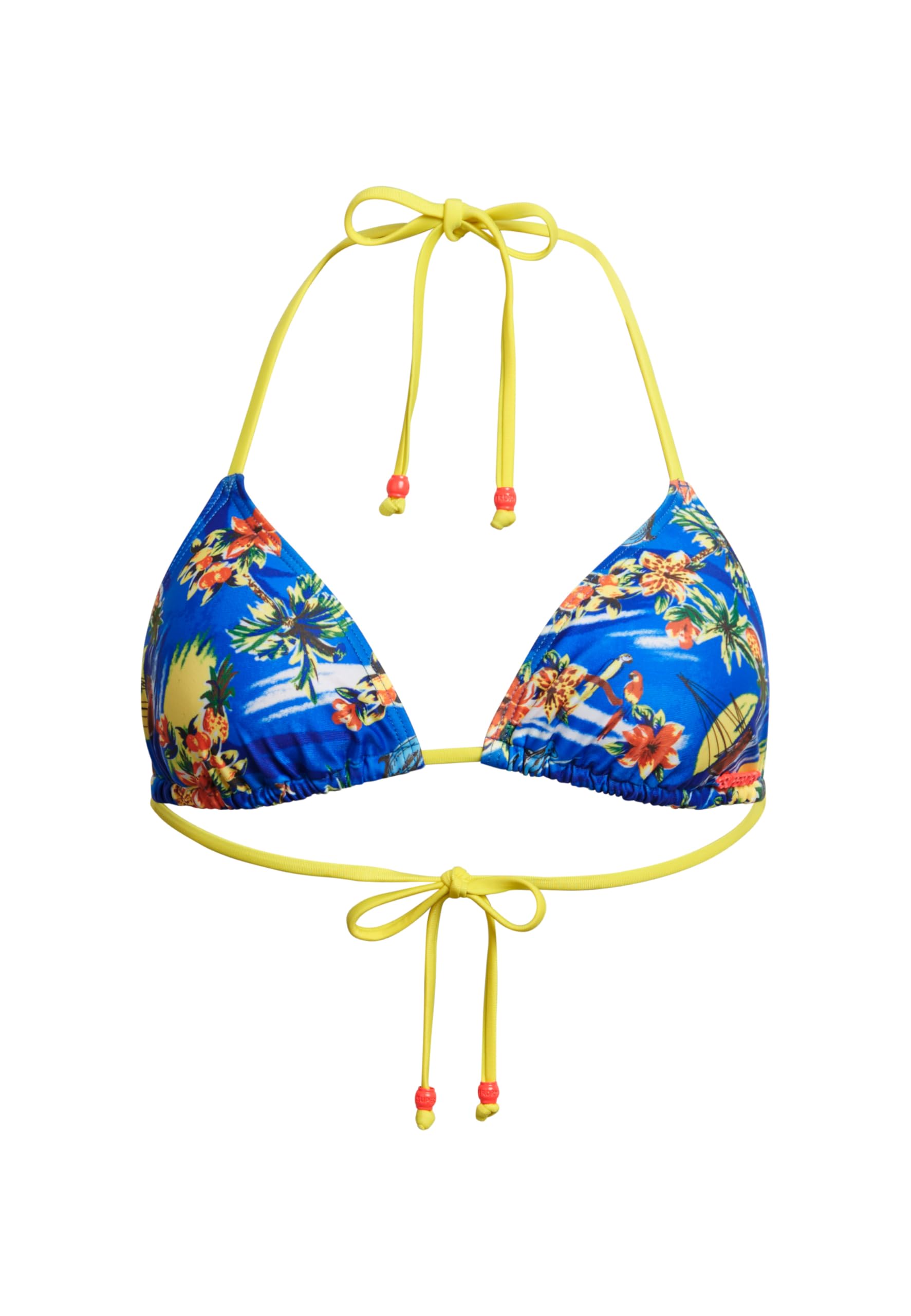 Superdry Damska trójkątna góra bikini ze sznurowaniem